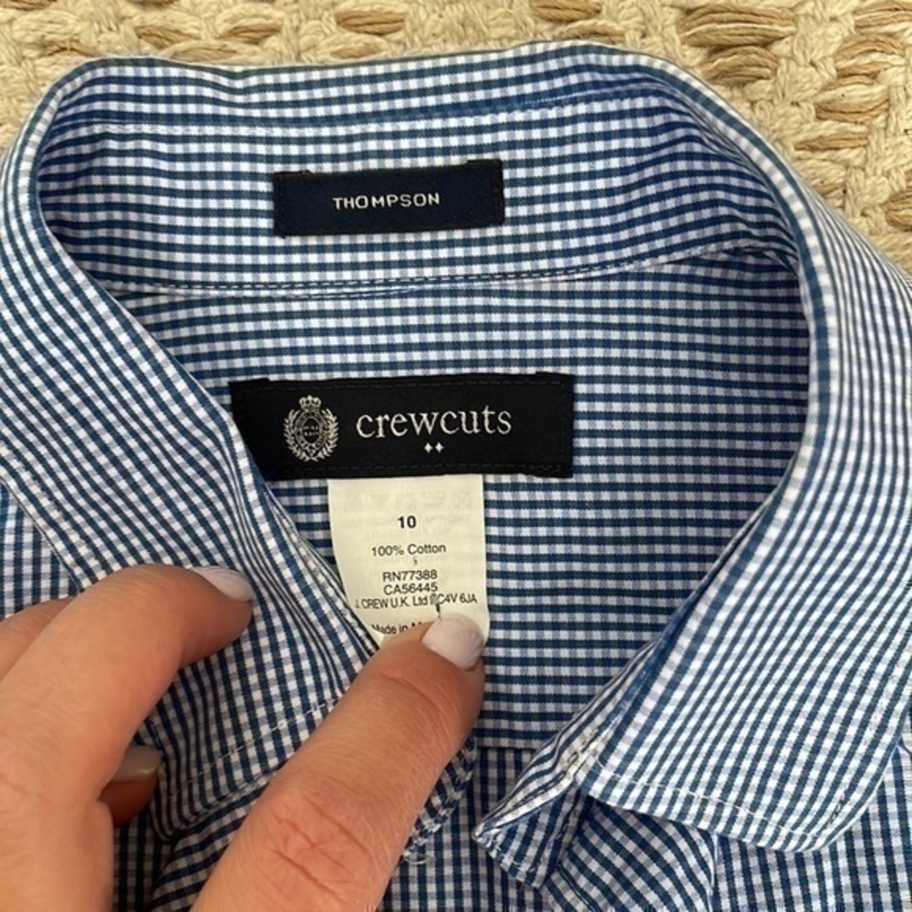 Crewcuts Thompson shirt size 10 - Picture 2 of 5